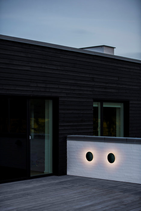 Nordlux Artego Round vegglampe svart